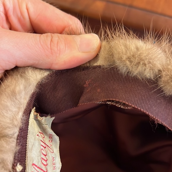 Macys Mink Hat (Vintage) - Picture 3 of 4